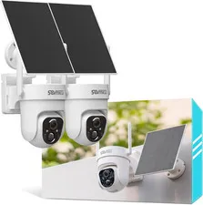 Vicohome 2CQ4 2K AI Solar Security Camera Wireless Outdoor,Battery Powered Cam,