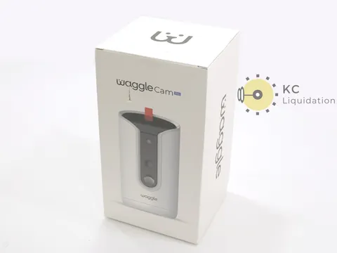 Waggle Cam Pro 2K 360 Night Vision Two-Way Audio 64GB WC-507-W Pet Camera White
