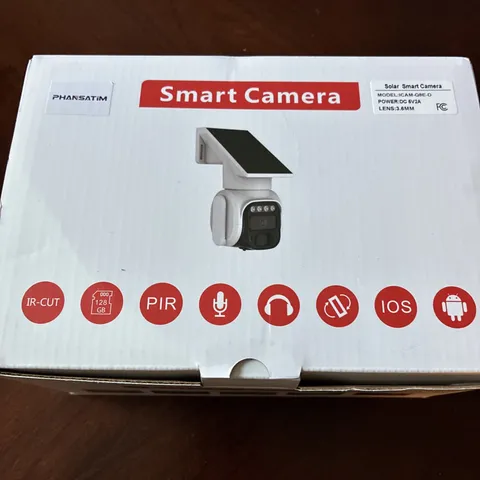 Smart Solar Panel Camera New Never Used In Original Box Brand Phansatim