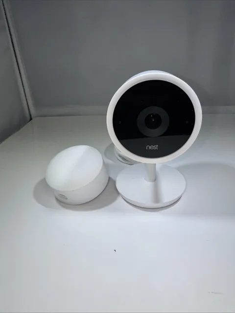 Google Nest Cam IQ A0053 White Wi-Fi 1080p Live Home Security Camera A1A