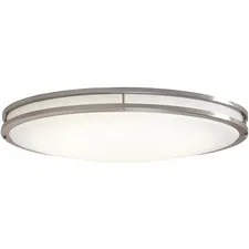 Designers Fountain Flush Mount Ceiling Light, 24 24 inches, Brushed Nickel