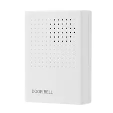 12V Wired Doorbell Chime for Access Control System, Loud 90dB Ding Dong White 
