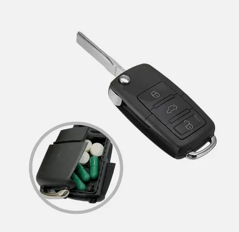 Car stash Secret Diversion Safe stash Can Key Pill Box Hidden Hiding Compartment