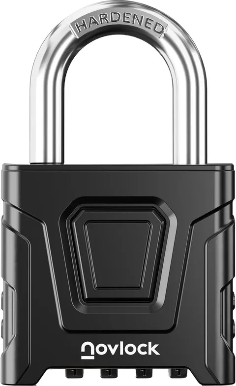 Outdoor Combination Lock – Heavy Duty, Large, Weatherproof Padlock with Code – f