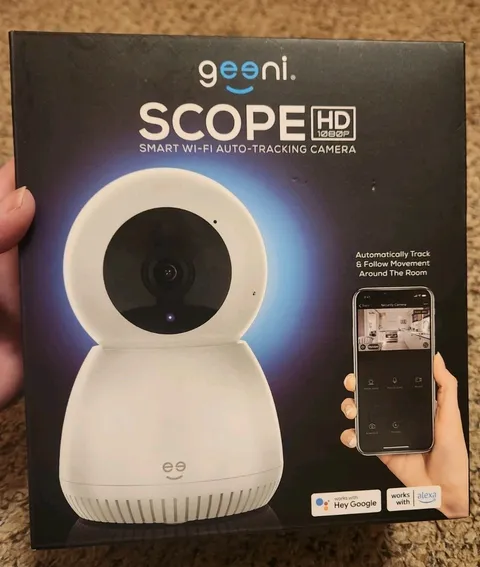 Geeni Scope HD 1080P Smart WiFi Auto-Tracking Camera - NEW
