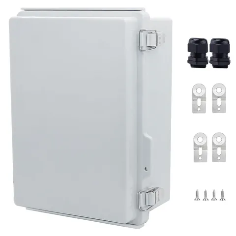 IP67 Waterproof Junction Box, ABS Plastic Electrical 11"x7.5"x5.1", Grey