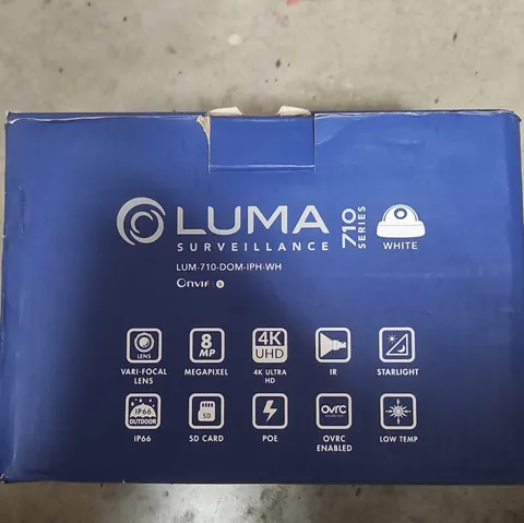 Luma Surveillance 710 4K UHD IP Dome Camera White Night Vision Outdoor PoE