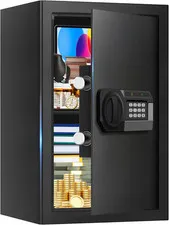 3.4 Cub Large Safes for Home Use Fire and Water Proof, Anti-Theft Digital Securi