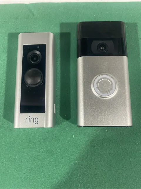 Lot Of 2 Ring 2-Way Talk  Video Door Bells Cameras For Parts/repair