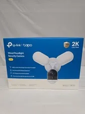 TP-Link Tapo 2K Floodlight Camera Outdoor Surveillance Security Wired