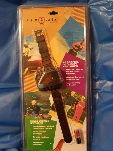 NWT Arm Alarm Personal Alarm Security Sports Watch 