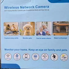 Wi-Fi IP Indoor Surveillance Camera Pan/Tilt Night Vision Motion 2-Way Audio