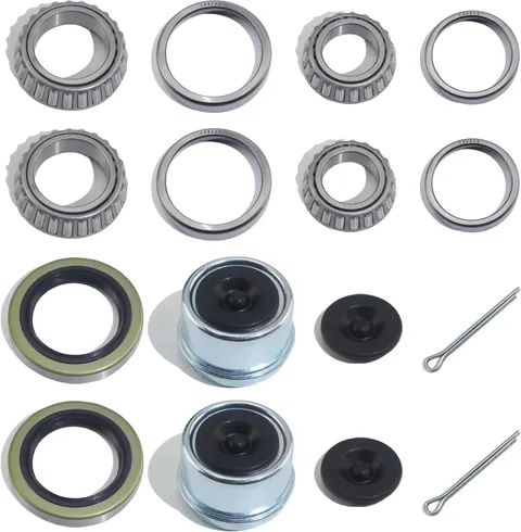 2Sets L44649 L68149 Trailer Hub Bearings Kit for 3500 lb #84 Axle | with 171255T