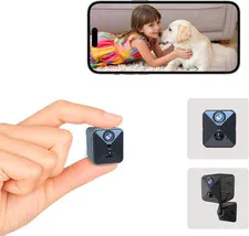 Mini Camara de Seguridad 4K HD Inalambrica Wifi Bateria de 100 Dias Vigilancia