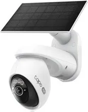 Tapo 4K Outdoor Camera Wireless, Battery Camera w/Solar Panel, Pan/Tilt, 360° Vi