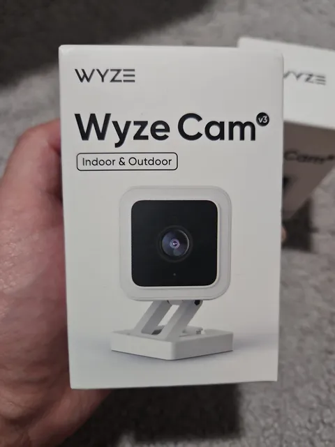 WYZE CAM INDOOR OUTDOOR WIRED CAM V3 WYZEC3  NEW, FACTORY SEALED