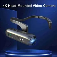 4K 30FPS Action Camera Head Mounted W/ EIS 120° Wide Angle WiFi