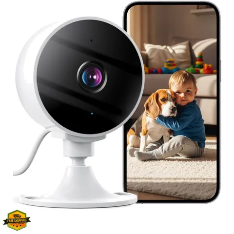 2K Wireless Cameras for Home Security Camera, Pet Camera Indoor with Phone Ap...