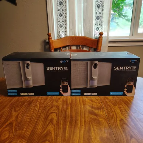 (Lot of 2) Geeni Sentry HD Smart Floodlight + Security Camera 1080p Wi-Fi