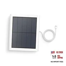 Solar Panel (2nd Generation), 4W for Outdoor Cam Plus, Outdoor 1 Solar White