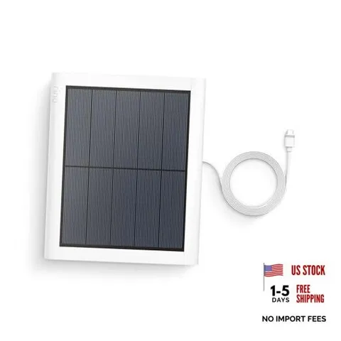 Solar Panel (2nd Generation), 4W for Outdoor Cam Plus, Outdoor 1 Solar White