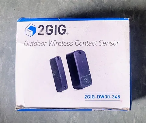 2GIG Outdoor Wireless Contact Sensor 2GIG-DW30-345 Pool Gate Door Security