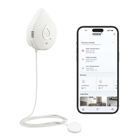 Moen Flo Smart Leak Detector, Wi-Fi enabled