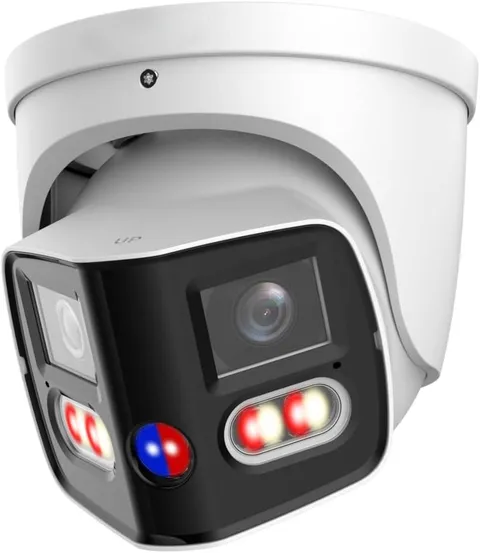 2X4Mp IP POE Camera 1/2.7" CMOS 4K Smart Dual Light 180° Duo Splicing Image,2 Wa