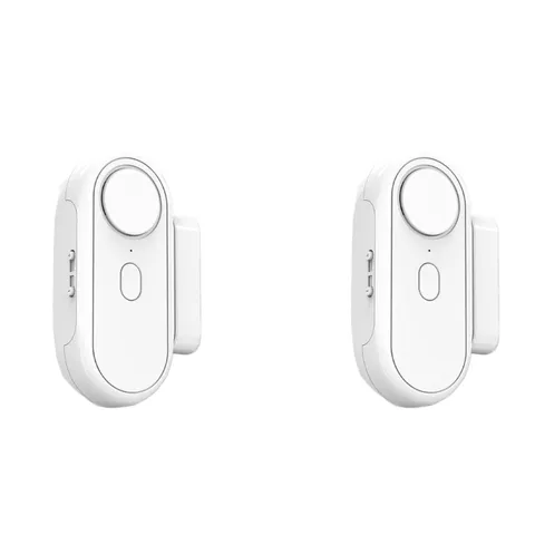 Lancoon 2 Pack Magnetic Entry Alert with Reminder Mode 120dB Alarm Door Chime...