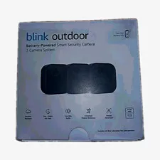 Blink Outdoor 3-Cam Wireless Wi-Fi Alexa 1080p Battery Outdoor Security System