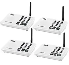 10-Channel Call ALL Wuloo Wireless Intercoms System for Home Room Talking 4PACK 