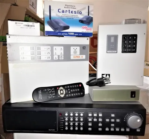 DVR VIDEOREGISTER LOT VIDEO SURVEILLANCE INTRUSION WORKING TECHWELL