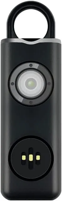 130dB Rechargeable Personal Safety Alarm Keychain with SOS Light for Women Kids