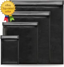 Waterproof Fireproof Money Bag for Cash  Important Document Storage Organizer