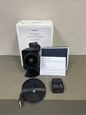 SimpliSafe Simplicam Indoor 1-Camera Hardwired Stick Up Cam Internet Cloud-ba 10