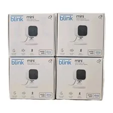 x4 Blink Mini Indoor Plug-In Live HD Smart Security Camera (New in Box)