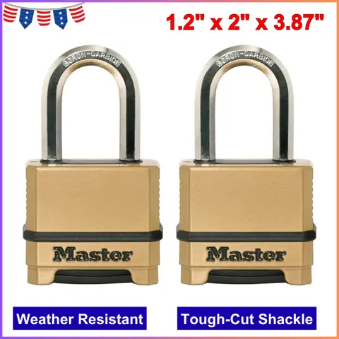 Master Lock Heavy Duty Outdoor Resettable Combination Lock Weatherproof Padlock