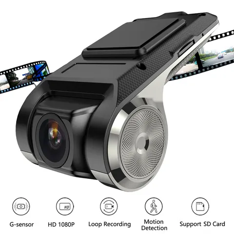 HD 1080P Car DVR Dash Cam Loop Video Recorder Camera G-sensor Motion Detection