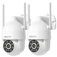 ARCCTV 5G WiFi Security Camera Wireless Outdoor Two Way Audio Color Night Vision
