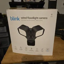 Blink Wired Floodlight Camera 2600 Lumens 1080p Wi-Fi Alexa Outdoor Siren