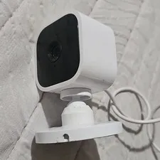 Blink Mini Wired 1080p Indoor Wi-Fi IP Security Camera, Alexa, White