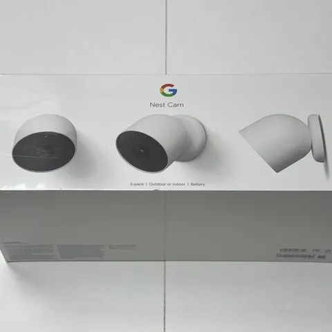 Google Nest Cam 3 Pack Outdoor/Indoor Security Camera (Battery) - Brand New