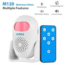 Remote Control 100dB Infrared Detector Alarm Indoor Outdoor Burglar Protection