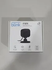 Blink Mini Indoor Plug In HD Smart Security Camera, Black, Almost brand new