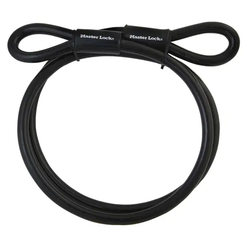Master Lock 10mm x 4.6m Loop Ended Braided Steel Cable
