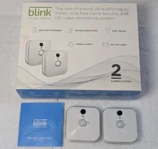 Blink Motion Detection Indoor Home Security Camera System UNTESTED 