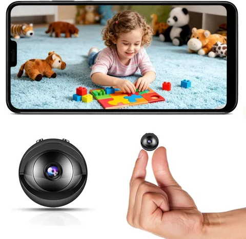 YYingYu 2026 WiFi Mini Camera 1080P Hide Cameras, Wireless Indoor S, black