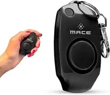 Mace Personal Safety Alarm 130db Siren Emergency Whistle Black