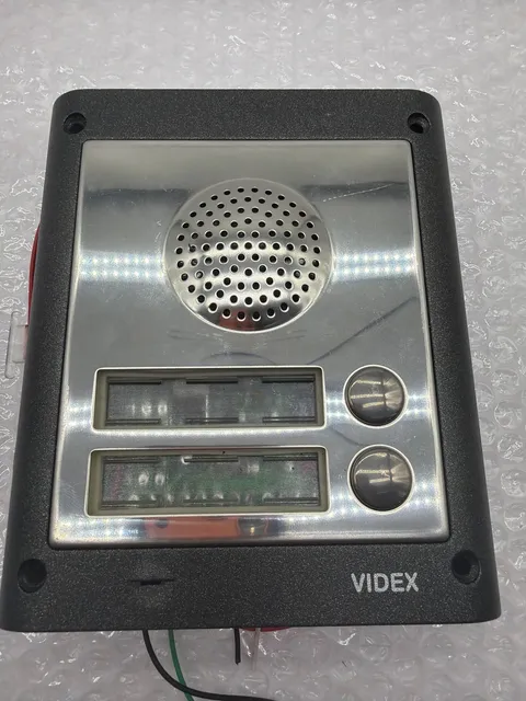 Videx 4836-2 Two-Button Stainless Audio Door Entry Panel Intercom Italy
