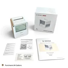 X-Sense XR0B-SR Radon Detector for Home Use with Audio & Visual Alerts